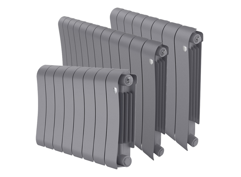 Радиатор биметаллический Royal Thermo - Infinity Silver Satin с боковым ...